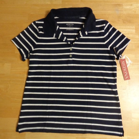 2 Stripe Polo Shirts - Picture 1 of 5